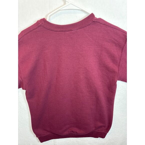 Harvard Youth Sweatshirt Maroon Pullover Crewneck - Picture 9 of 9